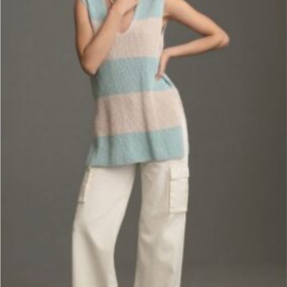 Pilcro Light Blue Knit Top - Picture 1 of 5